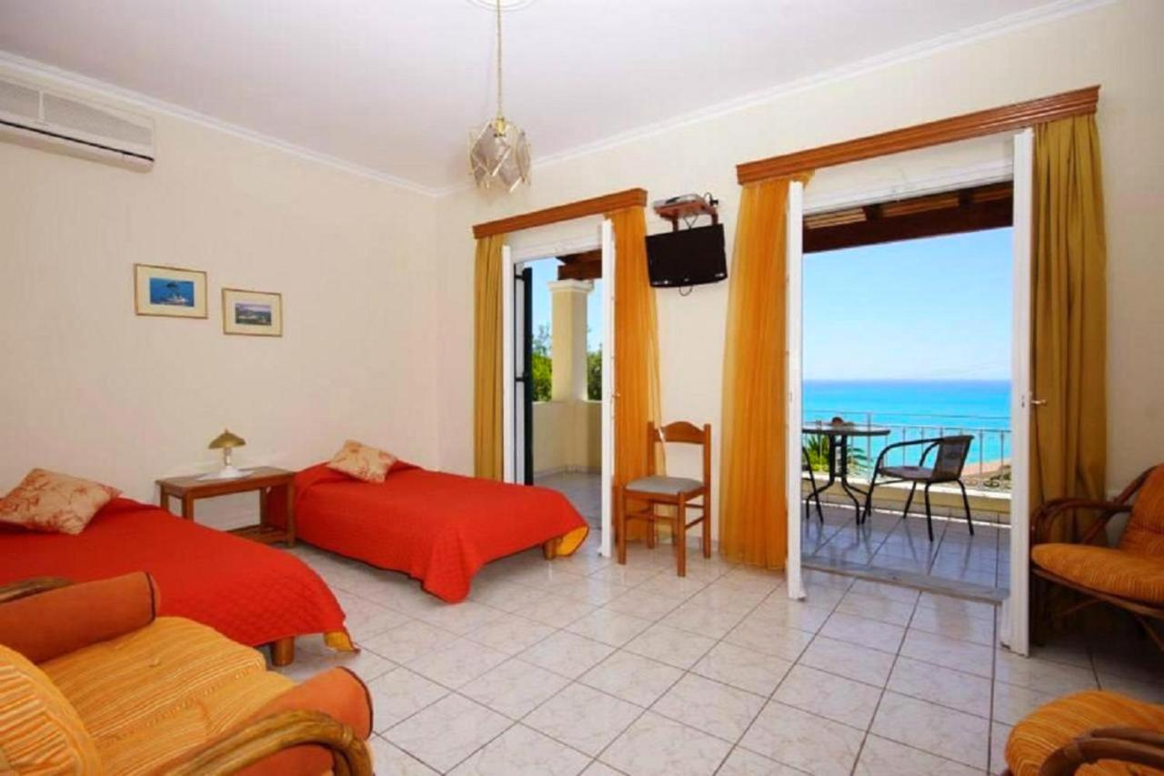 Natalia Apartment B With Panoramic Sea Views Of Agios Gordios Bay Exterior foto